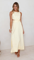 Kimberley Maxi Dress - Yellow