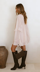 Leera Mini Dress - Nude