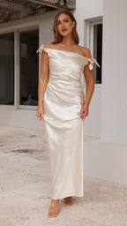 Frida Maxi Dress - Champagne