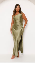 Victoria Maxi Dress - Olive