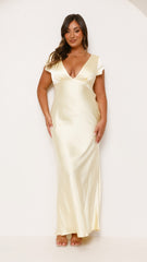 Amelia Maxi Dress - Yellow