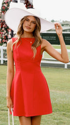 Rafiki Mini Dress - Red