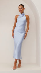 Rina Midi Dress - Blue Bell