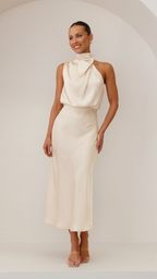 Esther Maxi Dress - Soft Gold