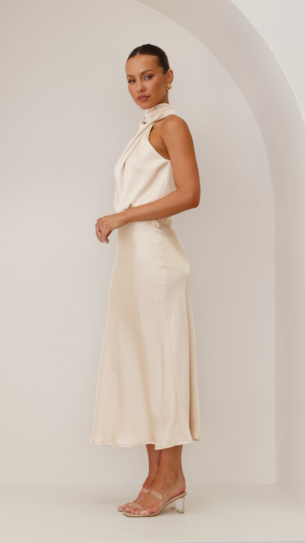 Esther Maxi Dress - Soft Gold