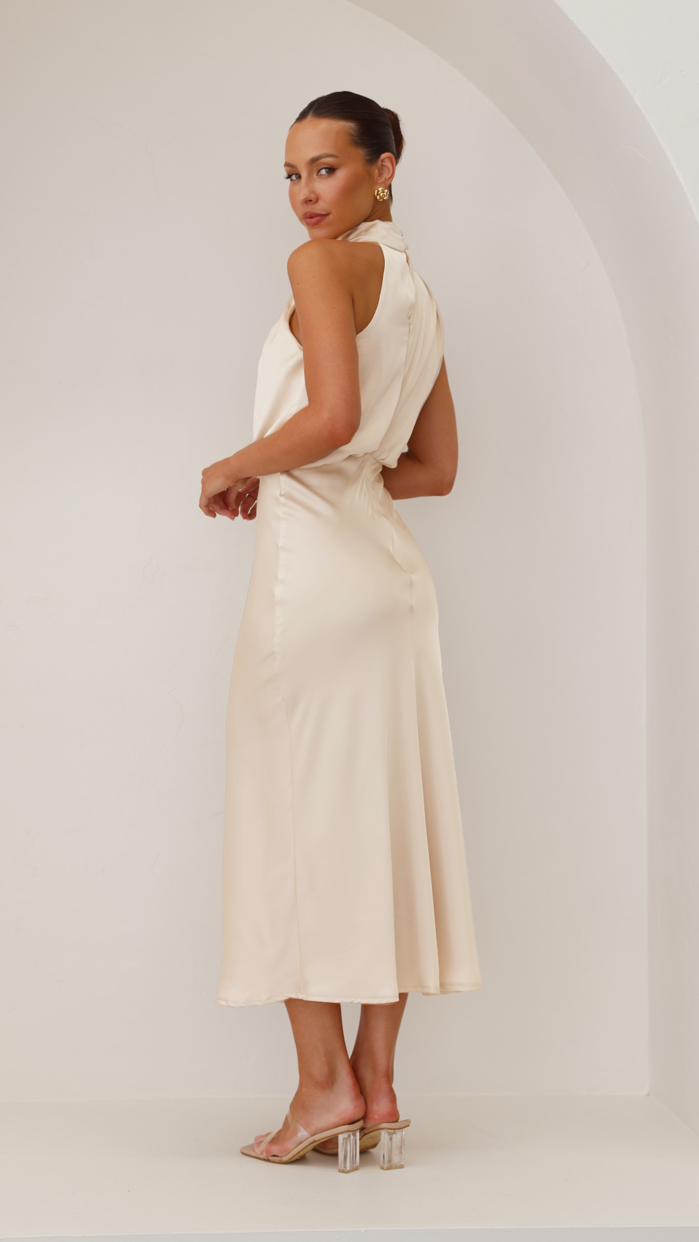 Esther Maxi Dress - Soft Gold