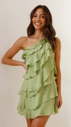 Cassidi Mini Dress - Sage