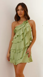 Cassidi Mini Dress - Sage