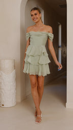 Lanelle Mini Dress - Sage