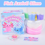 Pink Axolotl Butter Slime Kit with Add Ins