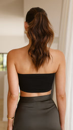 Bandeau Bra - Black