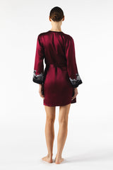 Roxy Rapture Short Silk Robe