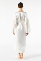 Virginia Vintage Long Silk Robe