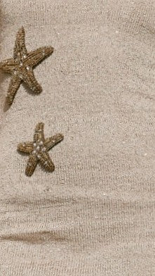 Esmi Starfish Mini Dress - Beige
