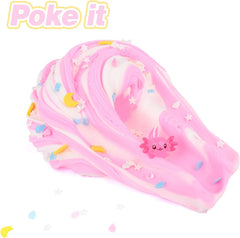 Pink Axolotl Butter Slime Kit with Add Ins