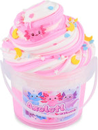 Pink Axolotl Butter Slime Kit with Add Ins