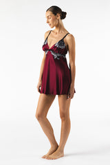 Roxy Rapture Bust-Support Silk Babydoll Chemise