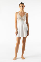 Virginia Bust-Support Silk Chemise