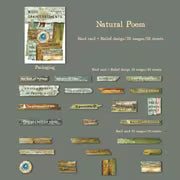 Embossed Hard Card Sticker Pack, 25pcs, Craft, Scrapbook Stickers And Journal Making Decoration