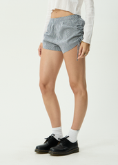 AFENDS Womens Luella - Low Rise Short - Indy Navy Check