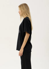 AFENDS Womens Unbound - Oversized Tee - Black