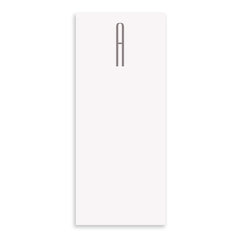 Gray Initial Skinny Notepad