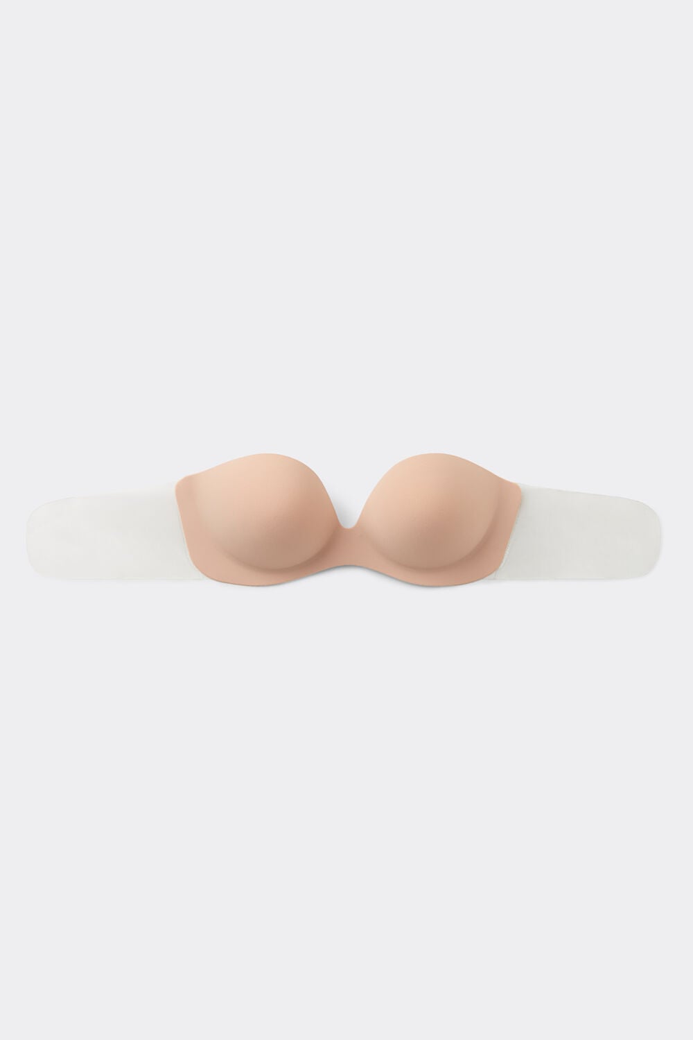 Transparent Back Strapless Bra - Honey Soft Beige