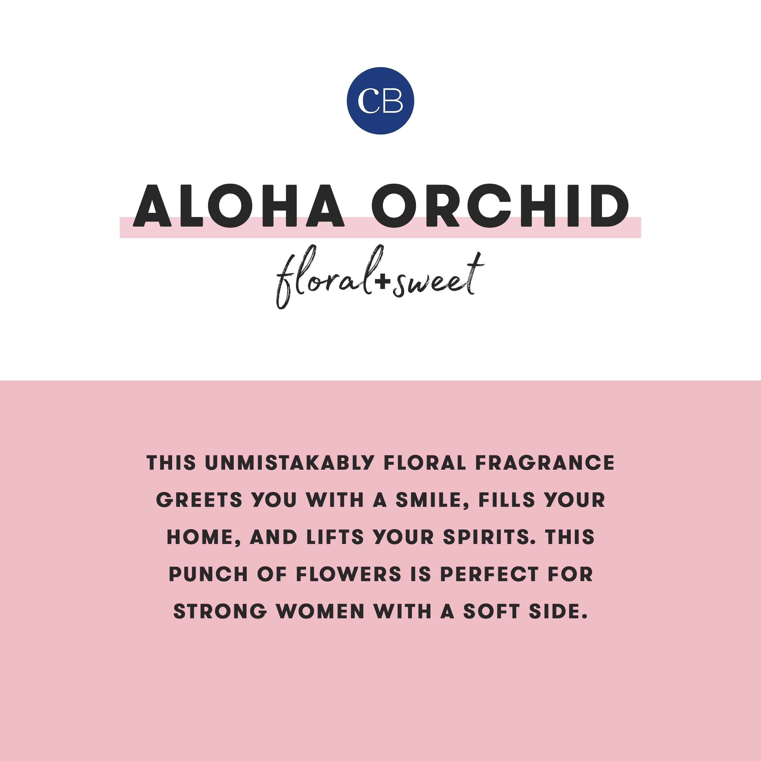 Aloha Orchid Modern Marble Petite Reed Diffuser