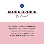 Aloha Orchid Pattern Play Petite Candle