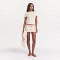 Cotton Jersey T-Shirt - Bone