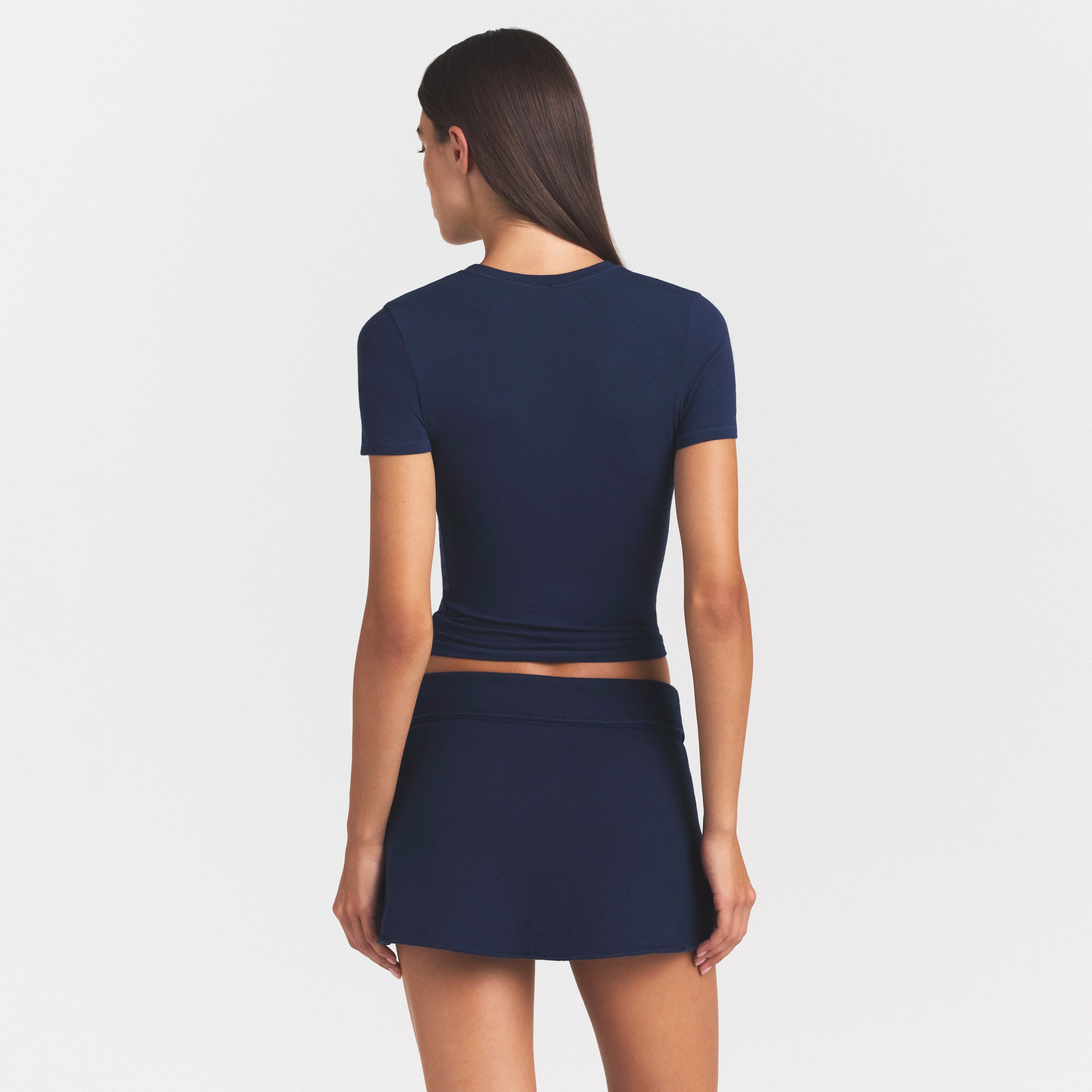 Cotton Jersey T-Shirt - Navy