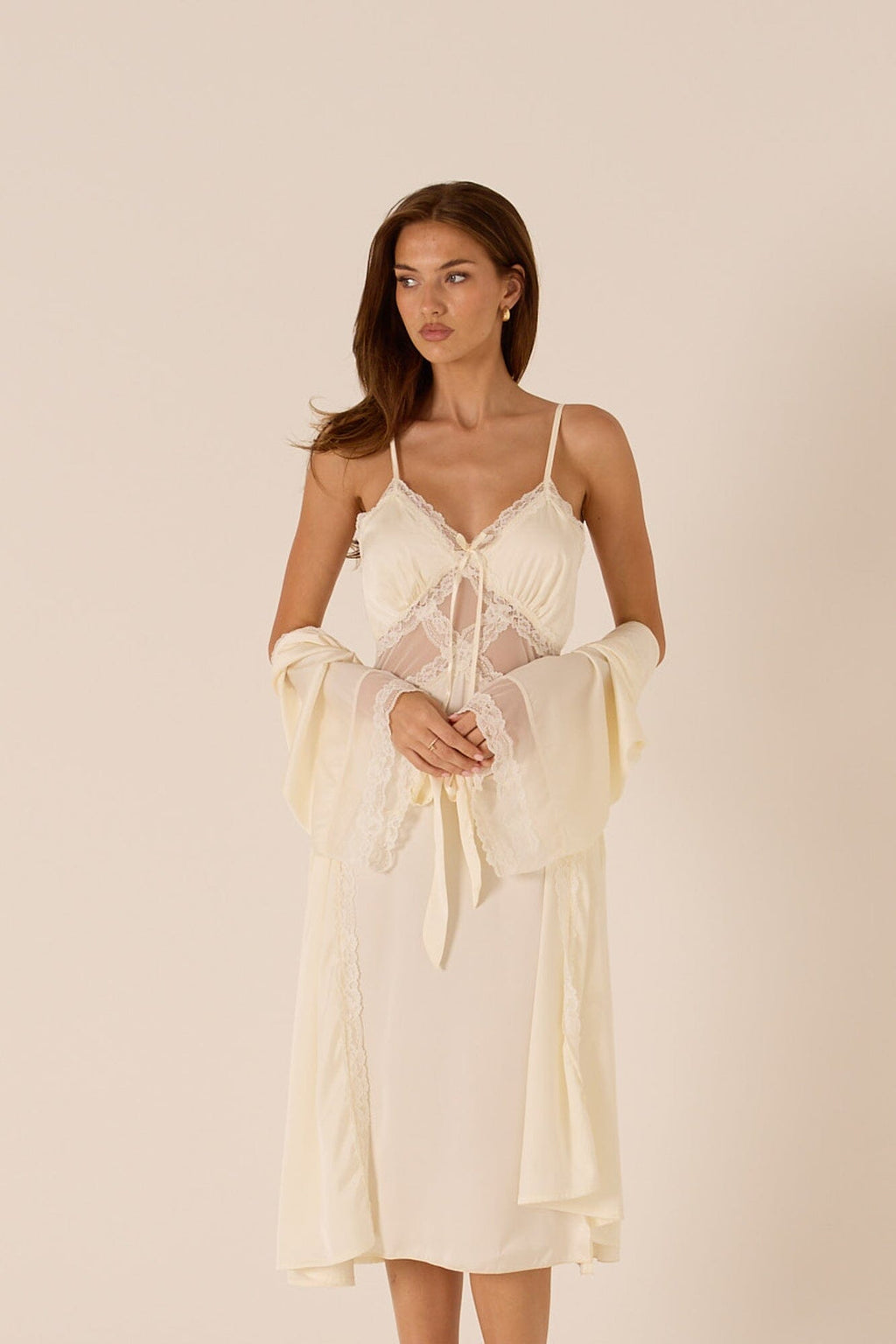 Adira Cream Robe