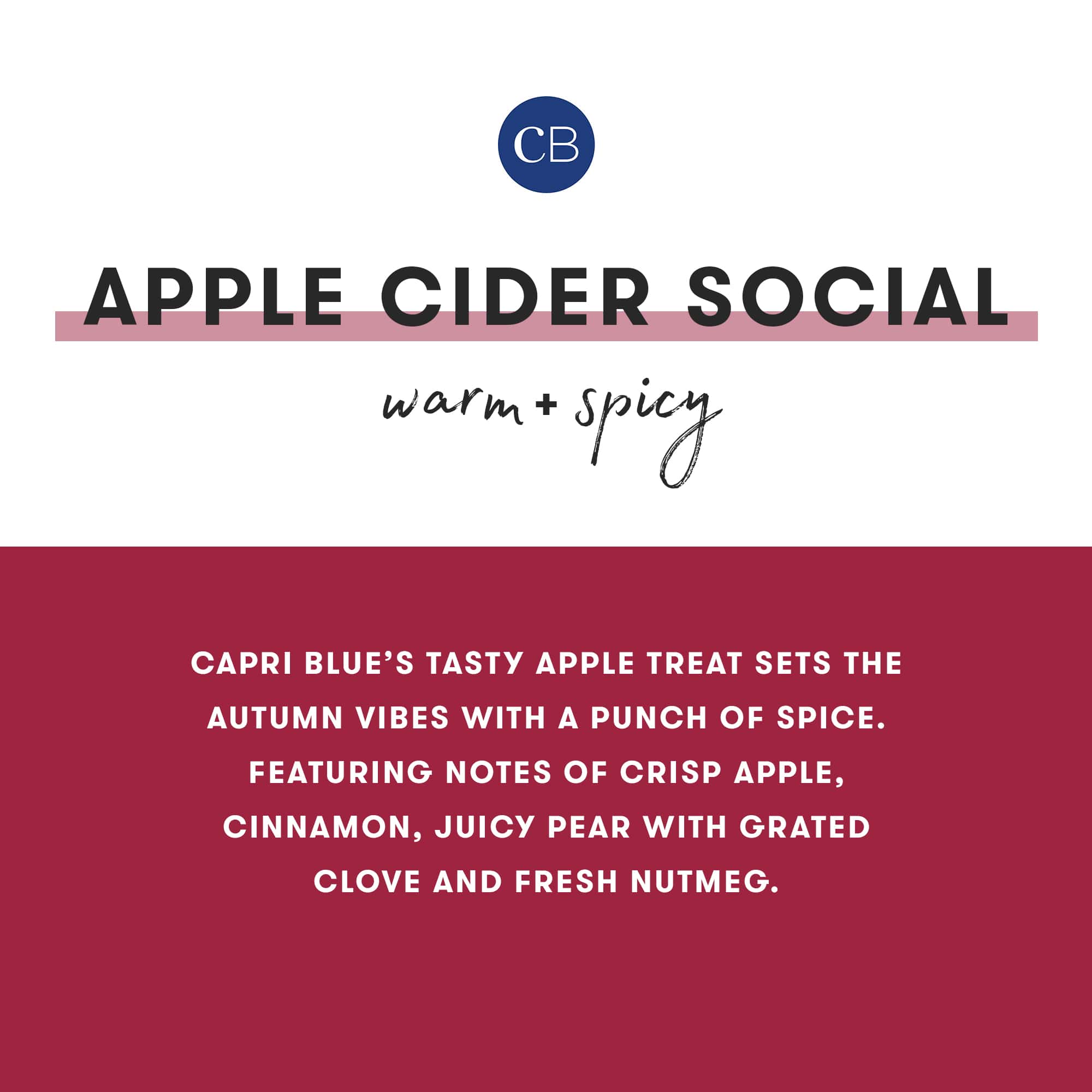 CB + PURA Diffuser Refill 2-Pack Bundle, Apple Cider Social