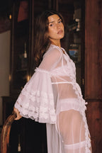 Diantha White Robe