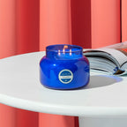 Volcano Blue Oversized Candle