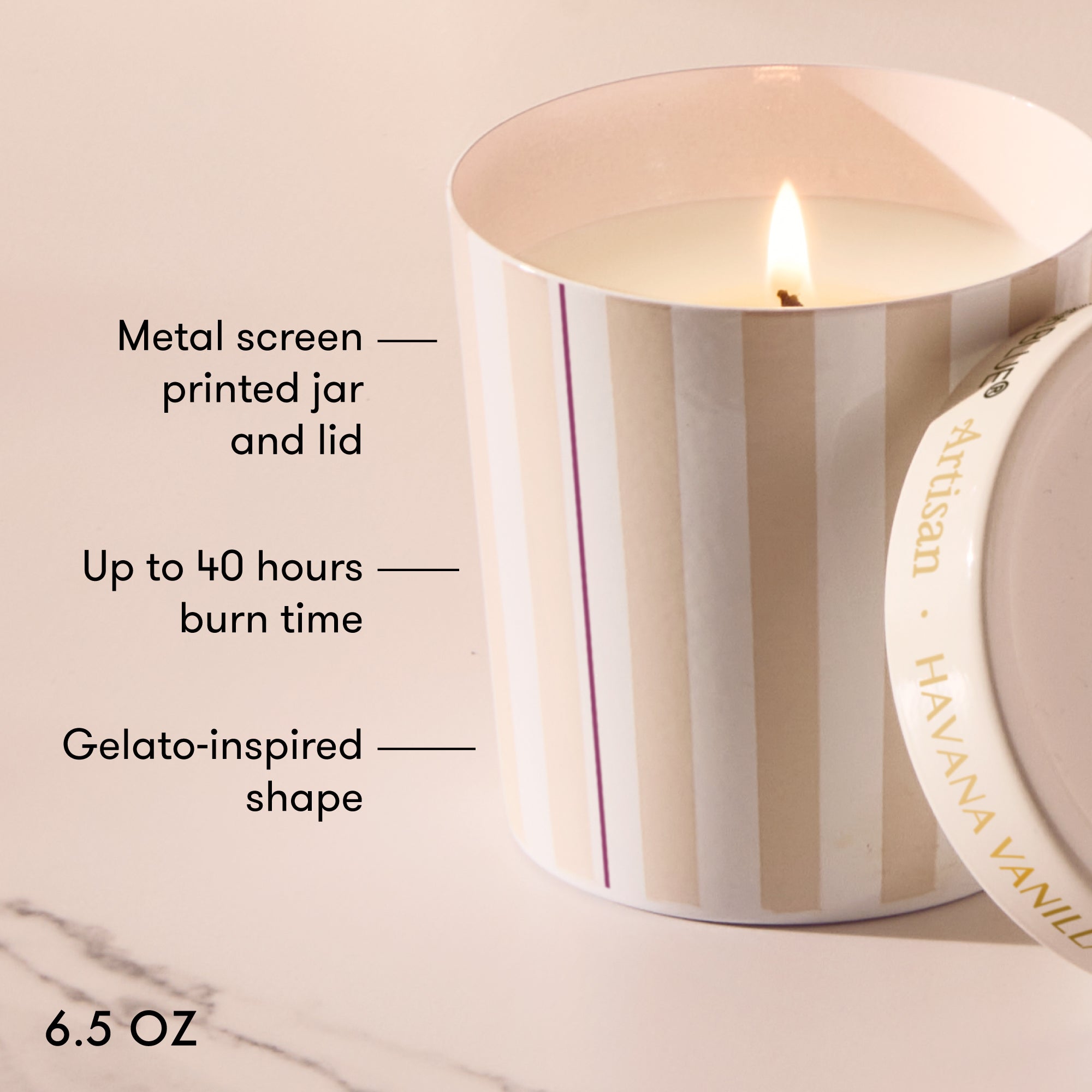 Havana Vanilla Caffè Capri Gelato Cup Candle