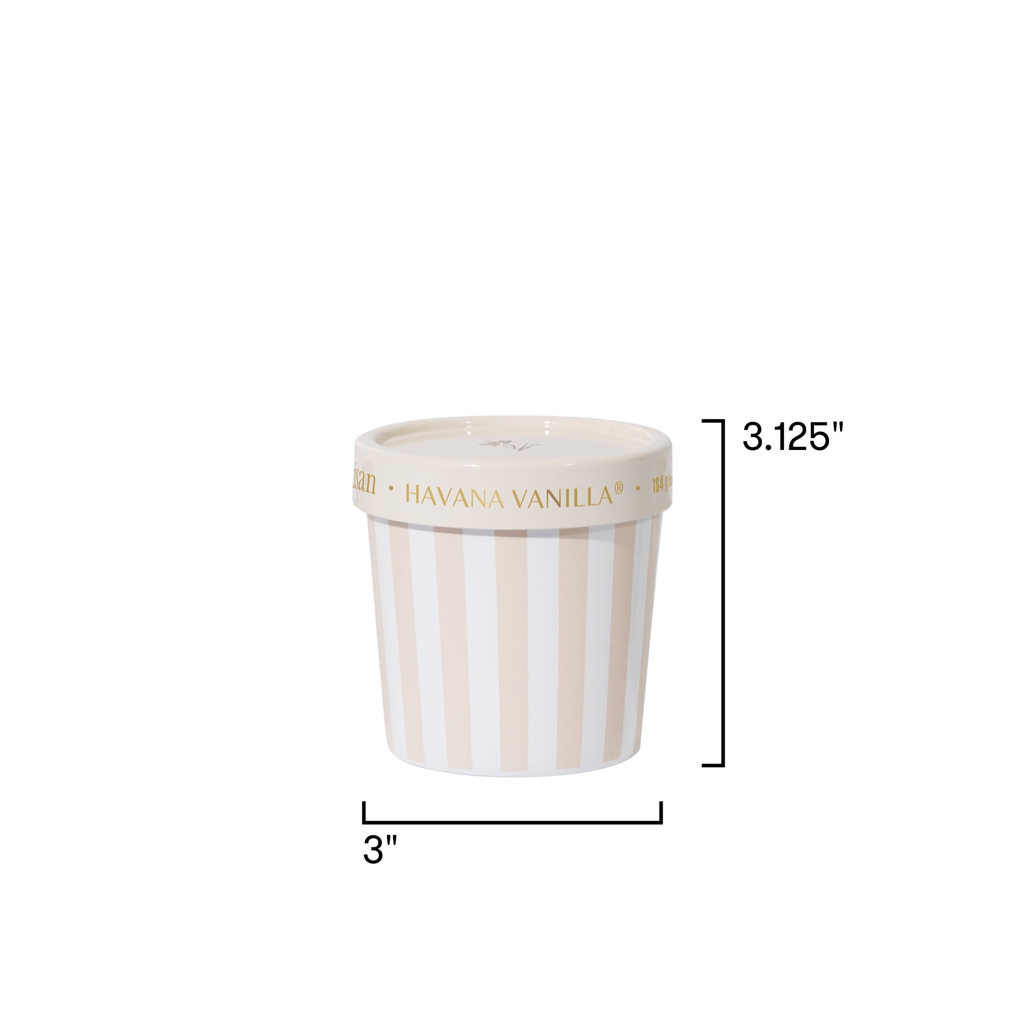Havana Vanilla Caffè Capri Gelato Cup Candle