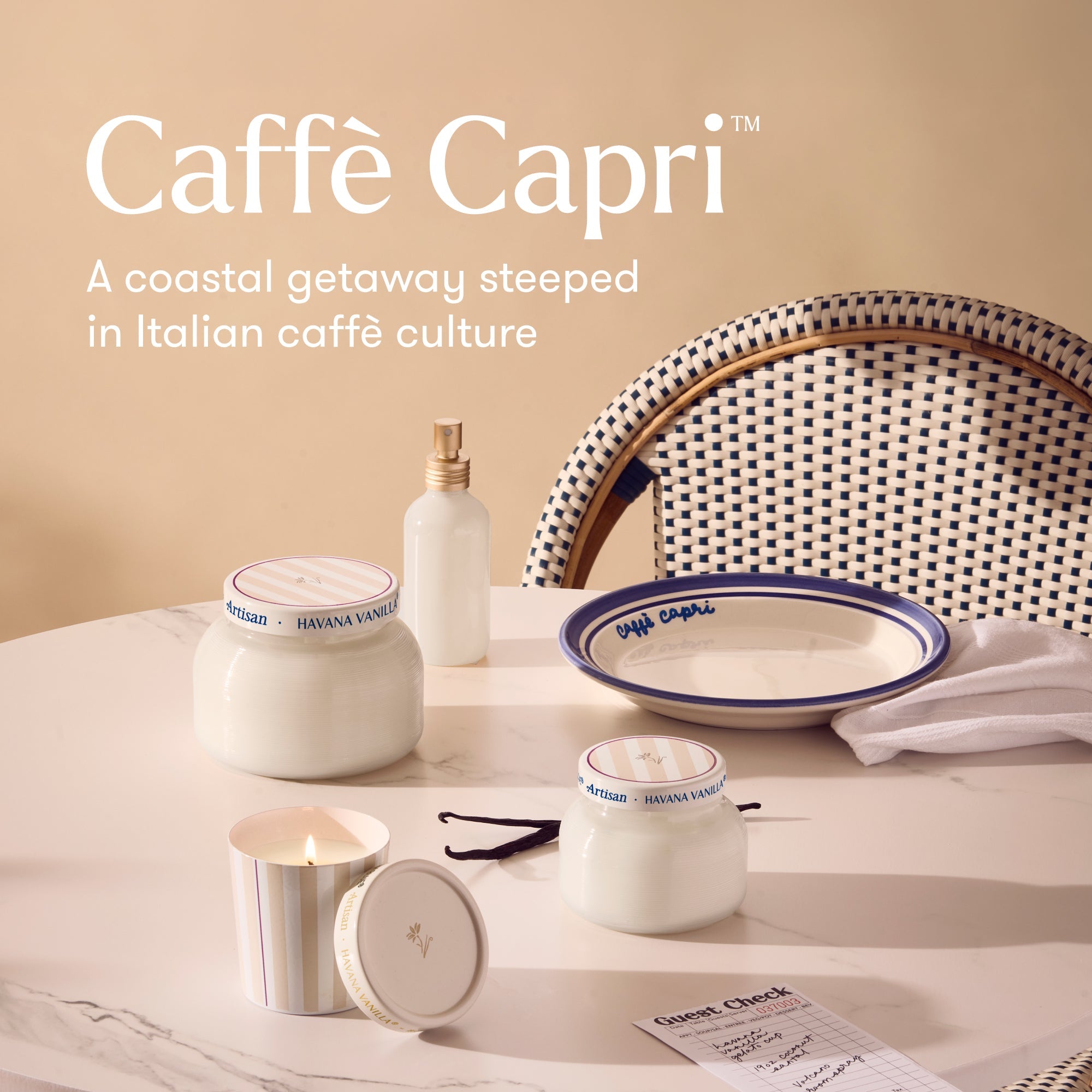 Havana Vanilla Caffè Capri Signature Candle