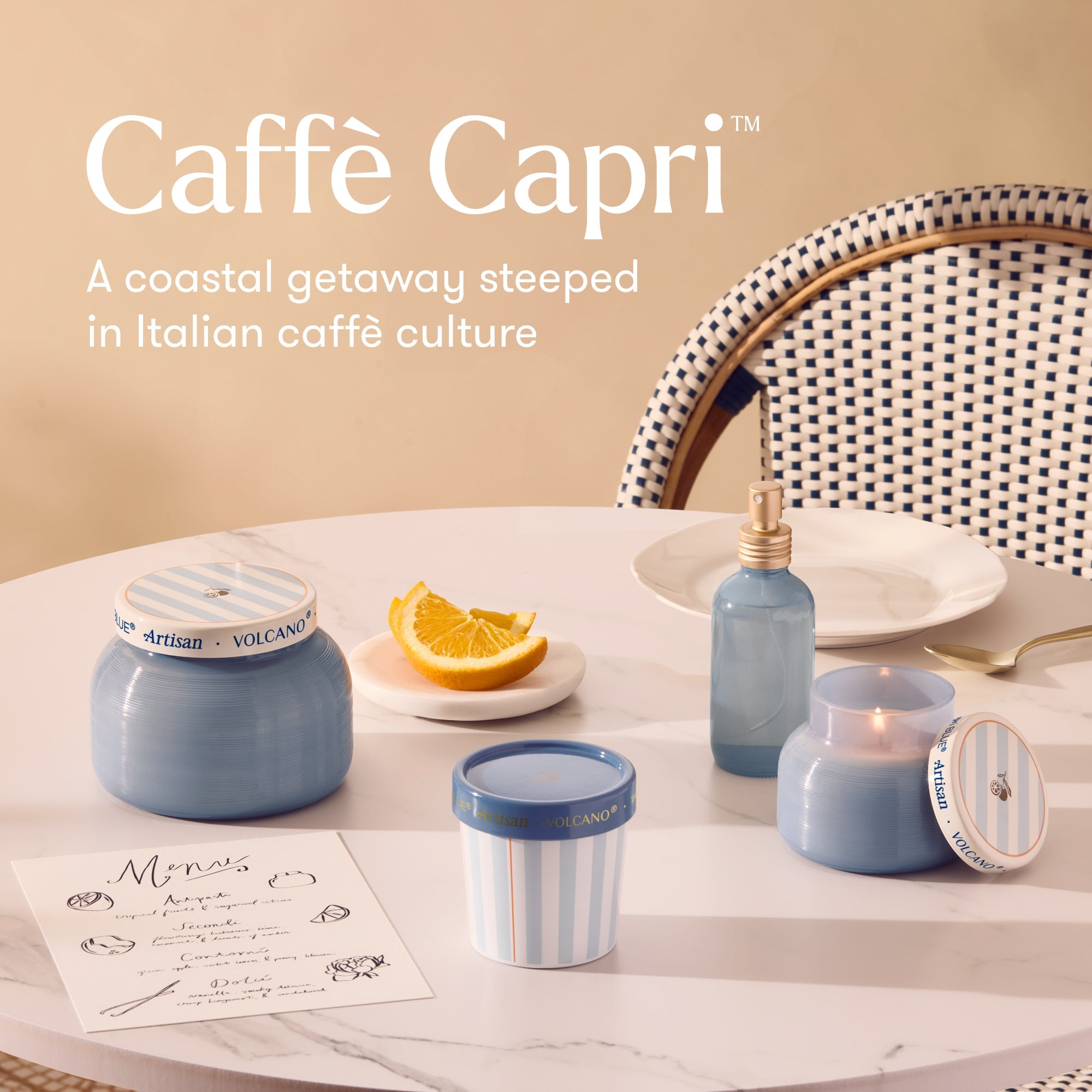 Volcano Caffè Capri Signature Candle