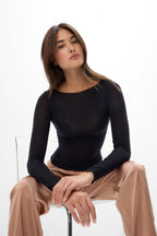 Boat Neck Modal Cashmere Ultralight Top