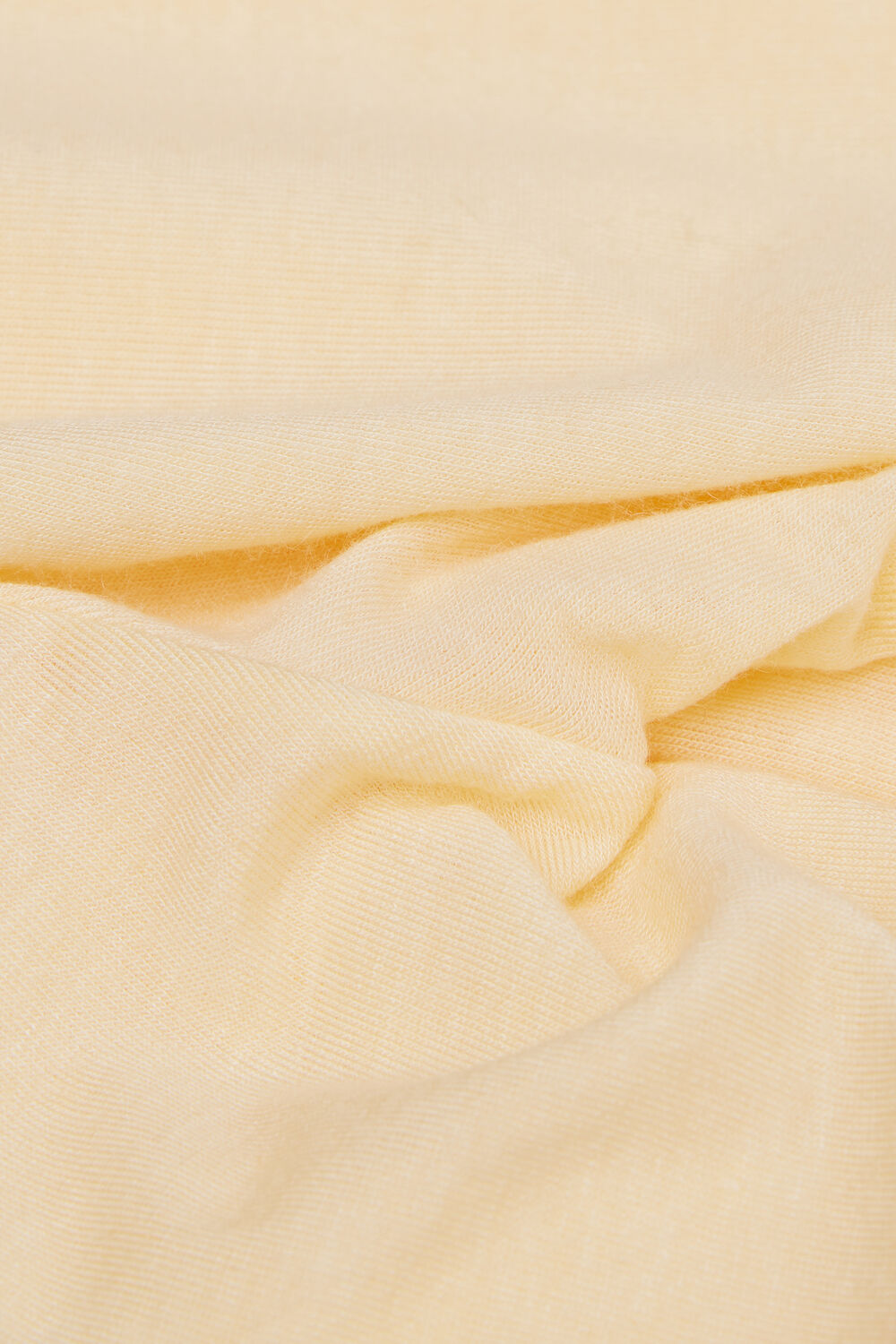 Boat Neck Modal Cashmere Ultralight Top - Flan Yellow