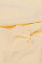 Boat Neck Modal Cashmere Ultralight Top - Flan Yellow