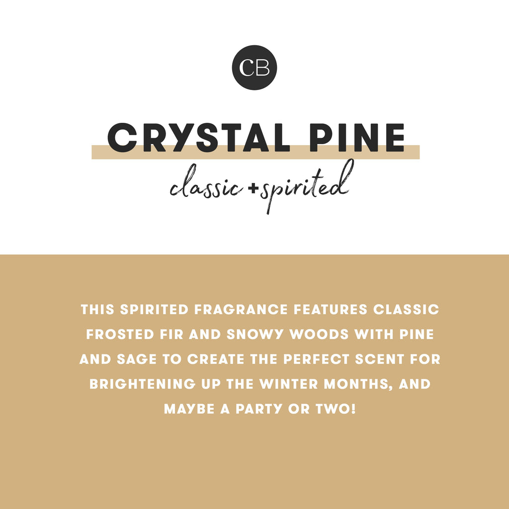 Crystal Pine Glimmer Petite Candle