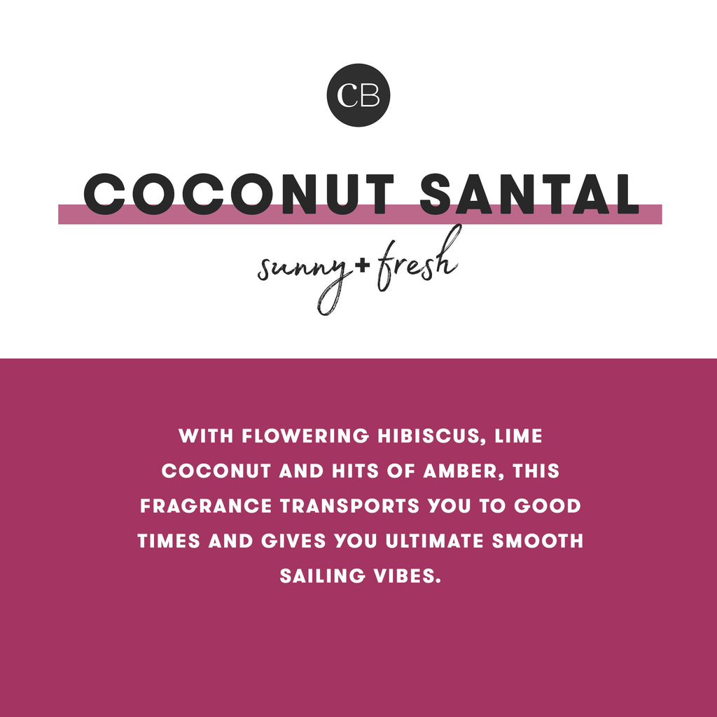 Coconut Santal Dual Tone Petite Candle