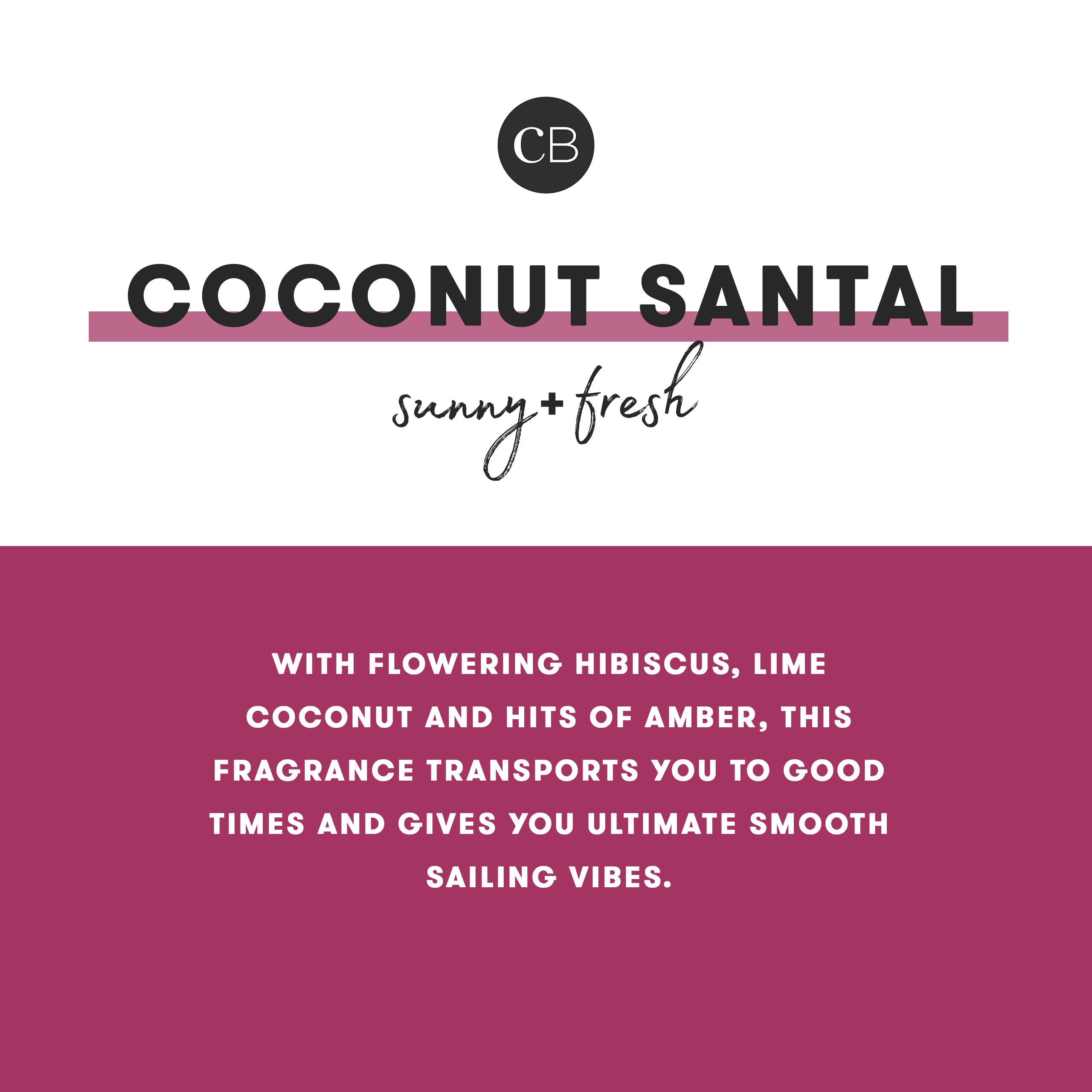 Coconut Santal Dual Tone Petite Candle