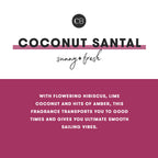 Coconut Santal Modern Marble Petite Candle