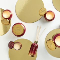 Tinsel & Spice Glimmer Mini Tin Candle