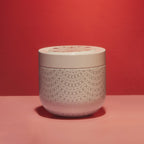 Volcano White Opal Gilded Tin Candle