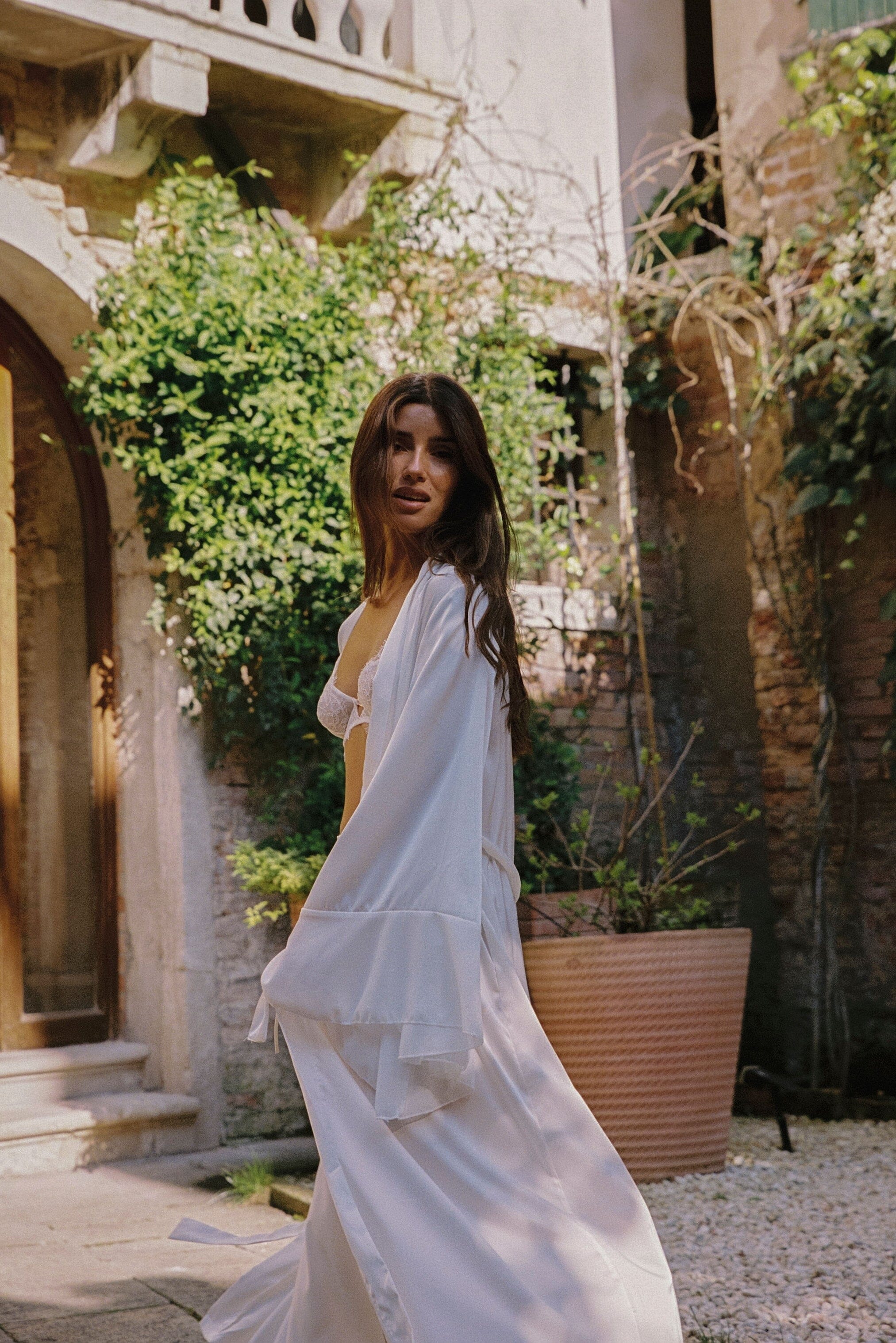 Clarice White Robe