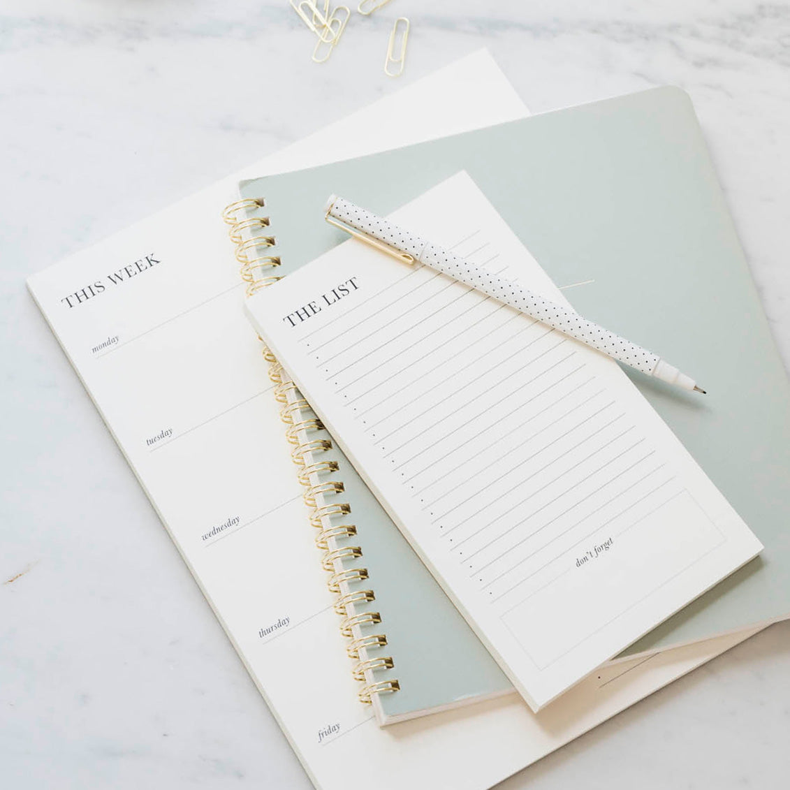 Cream List Pad
